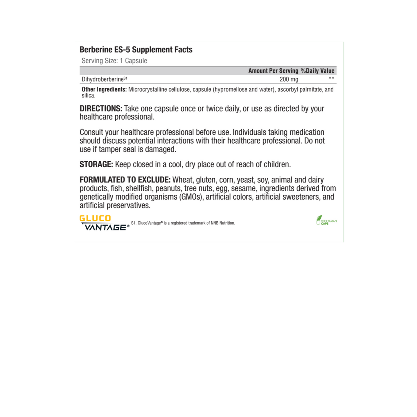 Berberine (Wellness Pack)