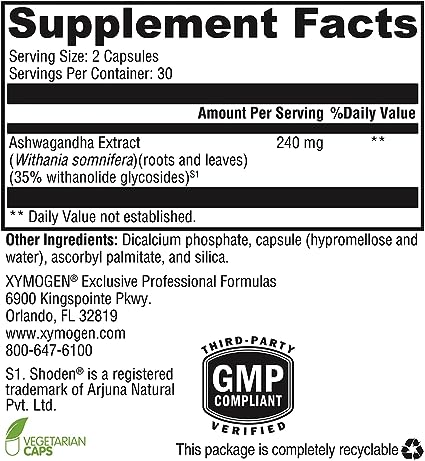 Ashwagandha 35 60 Capsules