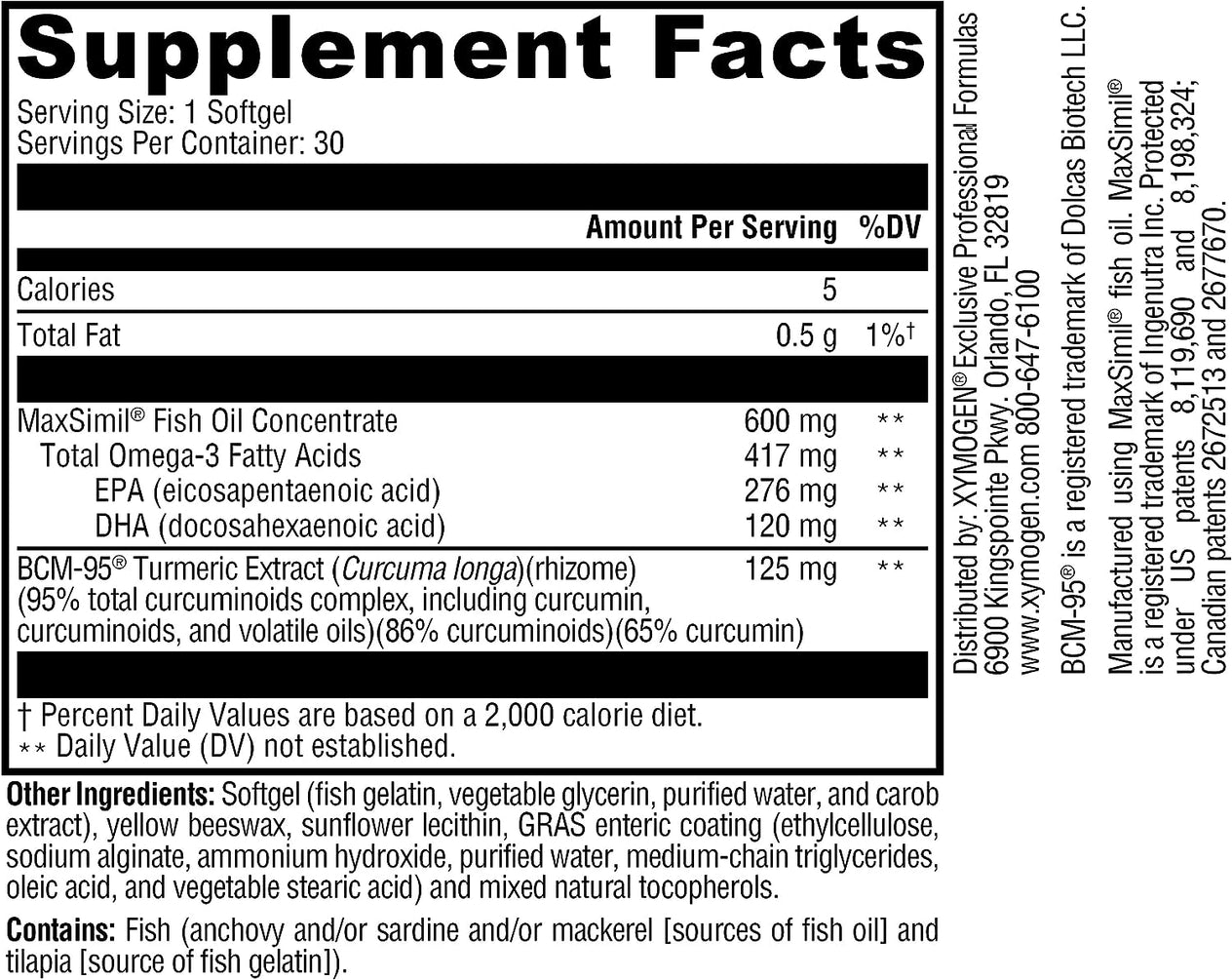 Omega MonoPure® Curcumin EC 30 Softgels