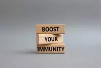 "Boost your Immunity" written on wood blocks